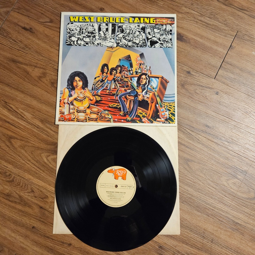 West, Bruce & Laing – Whatever Turns You On RSO 1973 2394 107 Vinyl LP VG+ EX/EX